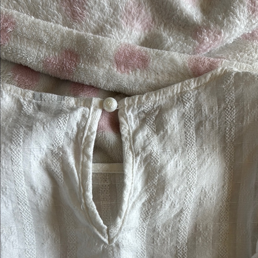White Ruffled Kids Dress - Picture 7 of 7